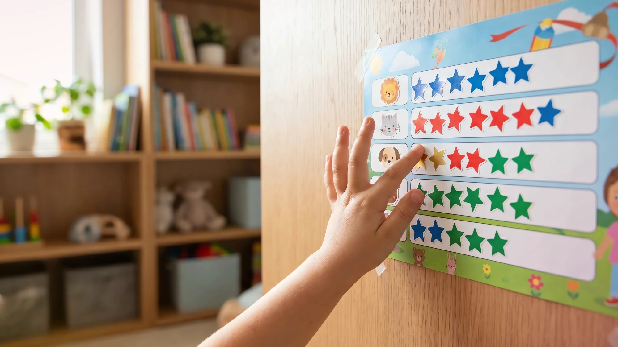 ABA therapist working one-on-one with a child using behavioral learning tools in a structured therapy session in New York clinic